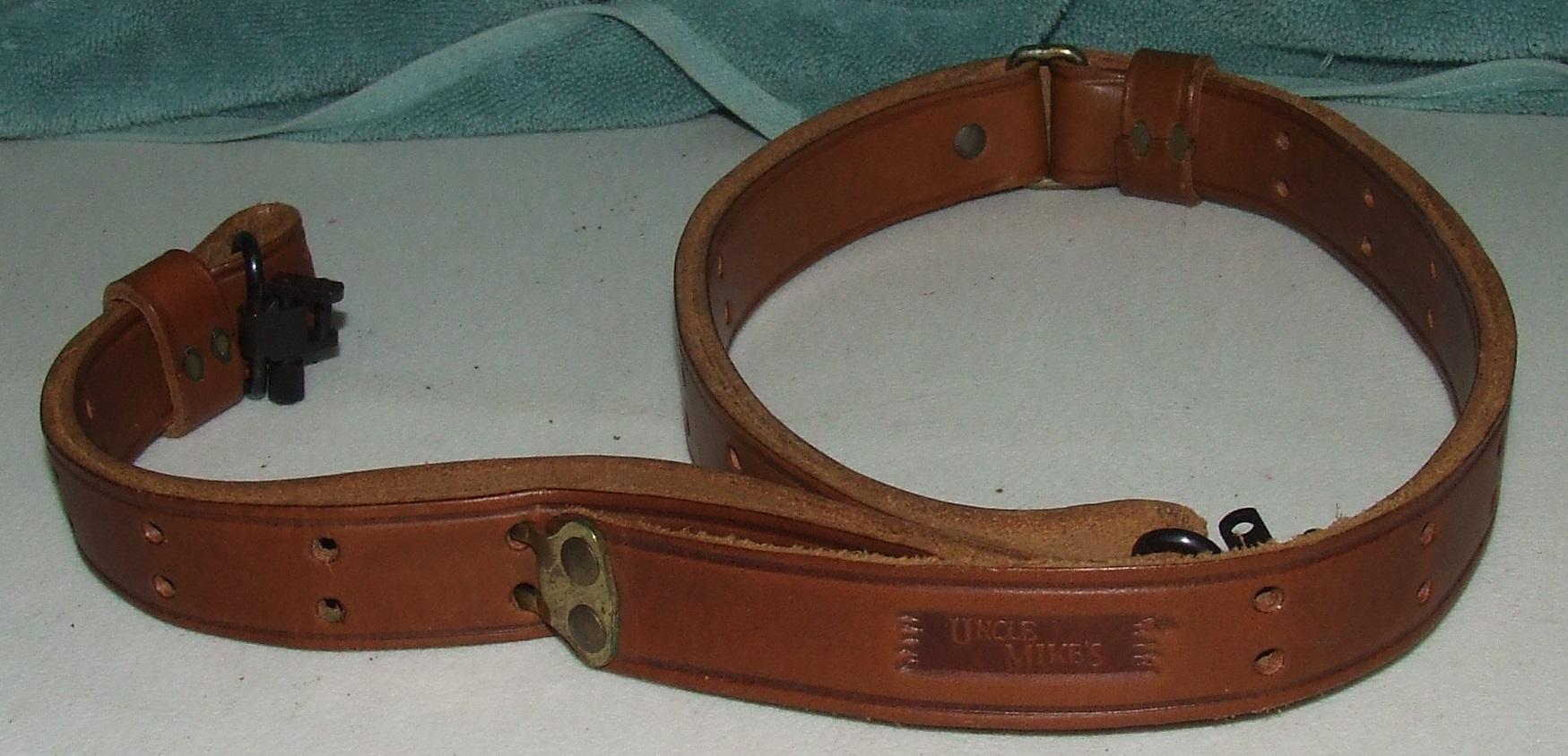 Uncle Mike's Leather Rifle Sling