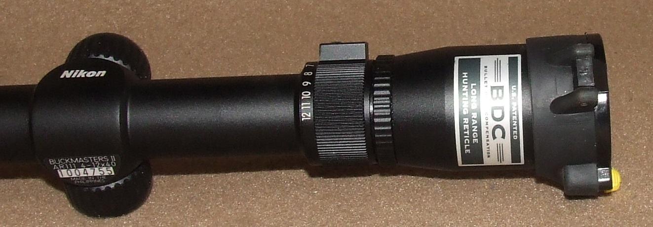 Nikon Buckmaster II BDC 4X12X40 Rifle Scope