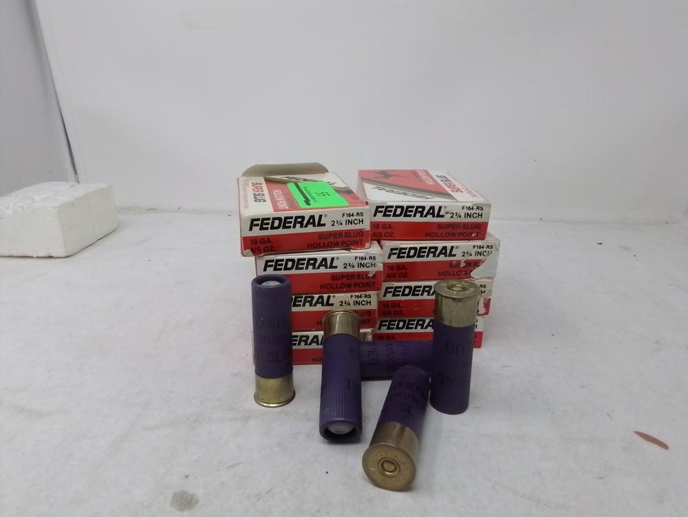 8-5rnd boxes Federal 16ga Super Slug HP