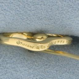 Tiffany And Co. Elsa Peretti Apple Stick Pin In 18k Yellow Gold
