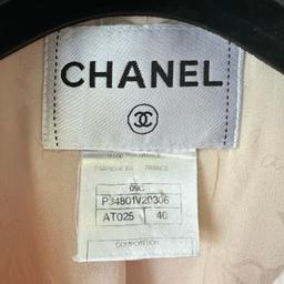 Chanel Runway 09c Baby Pink Blazer Jacket 40