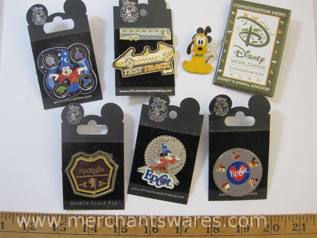 Disney Pins including Epcot, Fast Track, Fantasia and more, 6 oz