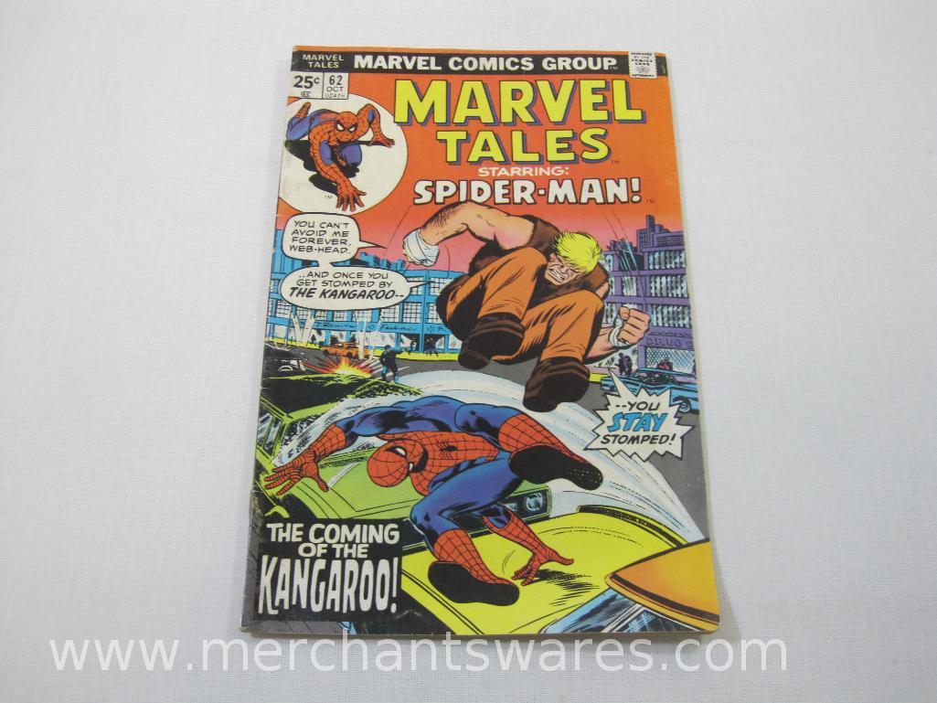 Marvel Tales Starring: Spider-Man Comics, Six Issues includes No. 62-63, Oct-Nov 1975, 64-67, Jan,
