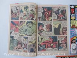 Five Marvel Team-Up Comics includes Issues No. 97, Sep 1980, No. 115, 116, 123, 124, Mar, Apr, Nov,