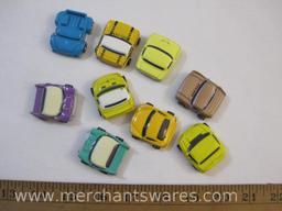 Nine PB Phat Boys Toy Cars, c. 2003, 3 oz