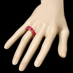 14k Yellow Gold 13.30ct Ruby Ring