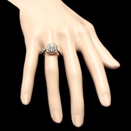 14k White Gold 1.3ct Diamond Ring