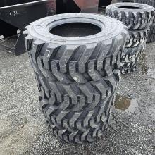 (4) new Montreal 16.5 skidsteer tires