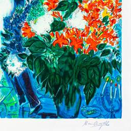 Chagall (1887-1985) "Maries Sous Le Baldaquin" Limited Edition Serigraph on Paper
