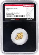 1.97 Gram Alaska Gold Nugget NGC Vaultbox Unvaulted