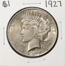 1927 $1 Peace Silver Dollar Coin