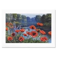 Peter Ellenshaw "Monet'S Pond - Early Morning" Limited Edition Lithograph On Paper