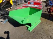 New Small Green Garbage Hopper/Dumpster for Fork Lift