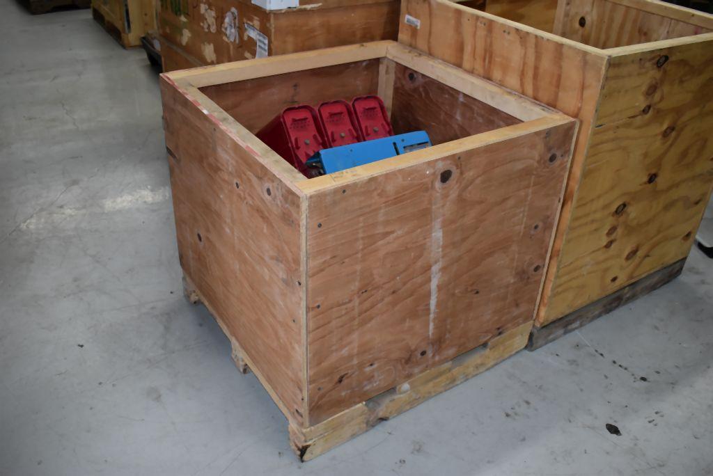 WOOD CRATE W/BBC BROWN BOVERI ITE A/C LOW VOLTAGE