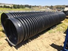 (2) 41in x 249in Corrugated Plastic Culvert Pipes.