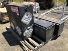 (4) Misc Lockable Truck Tool Boxes.