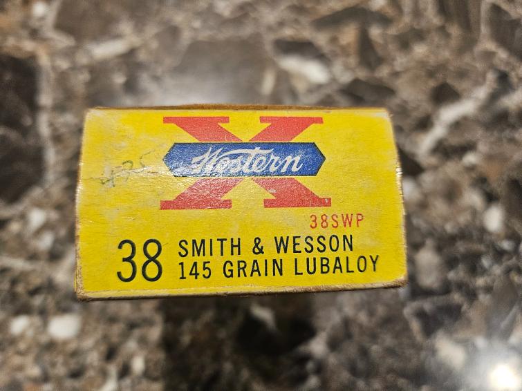 Western X Winchester 38SWP 38 S&W 145 Grain Lubaloy Cartridges