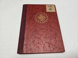 Nazi Germany Ghetto Note Book Arbeitsbuh w/ Stamps Writing