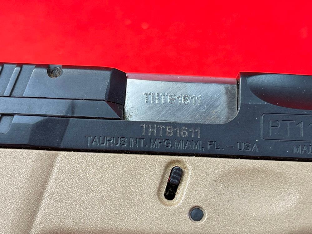 Taurus Millennium PT111, G2, 9mm, w/TLR-4 Light, SN:THT81611