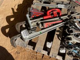 RIDGID QTY OF LARGE PIPE WRENCHES