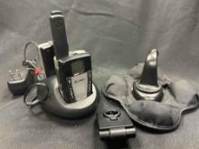 Cobra CBs walkie talkies and Charger Base and Garmin Stand
