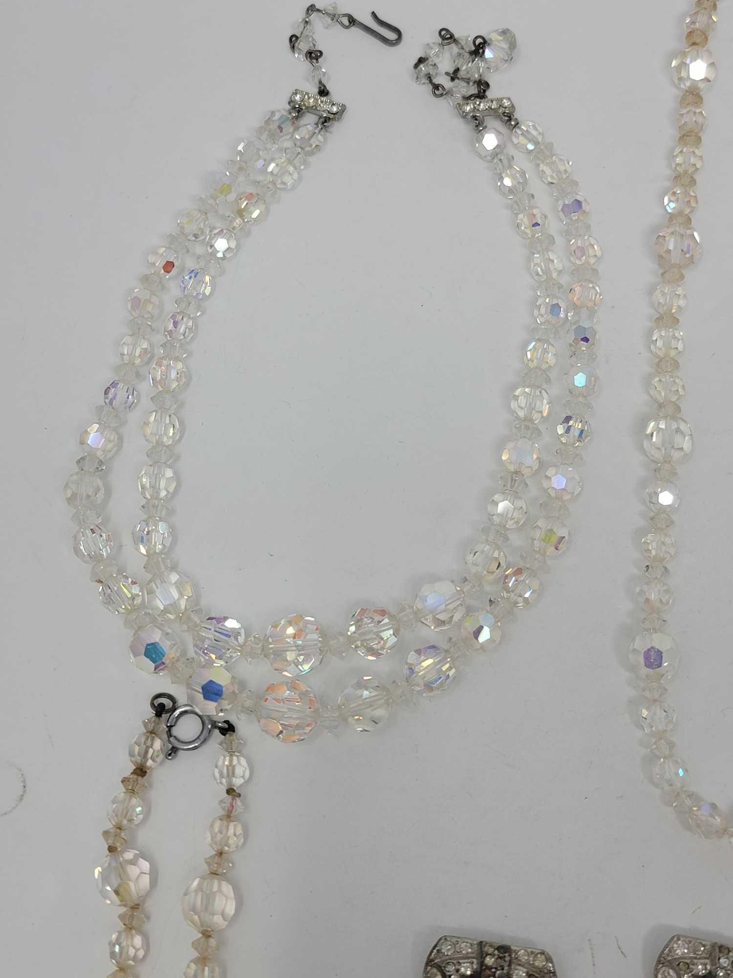 Grouping of Rhinestone and Crystal Jewelry