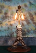Cool! Zebra Leg Lamp For Trophy Decor