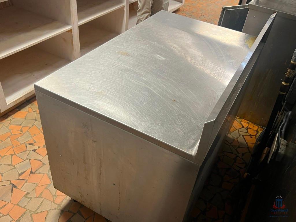 2 STAINLESS STEEL KITCHEN TABLES