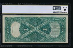 1917 $1 Mule Legal Tender Note PCGS 40