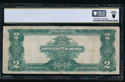 1899 $2 Mini Porthole Silver Certificate PCGS 25