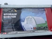New Gold Mountain 20'X30'X12' Storage Shelter