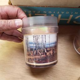 TERRY REDLIN MUGS and CANISTER SET
