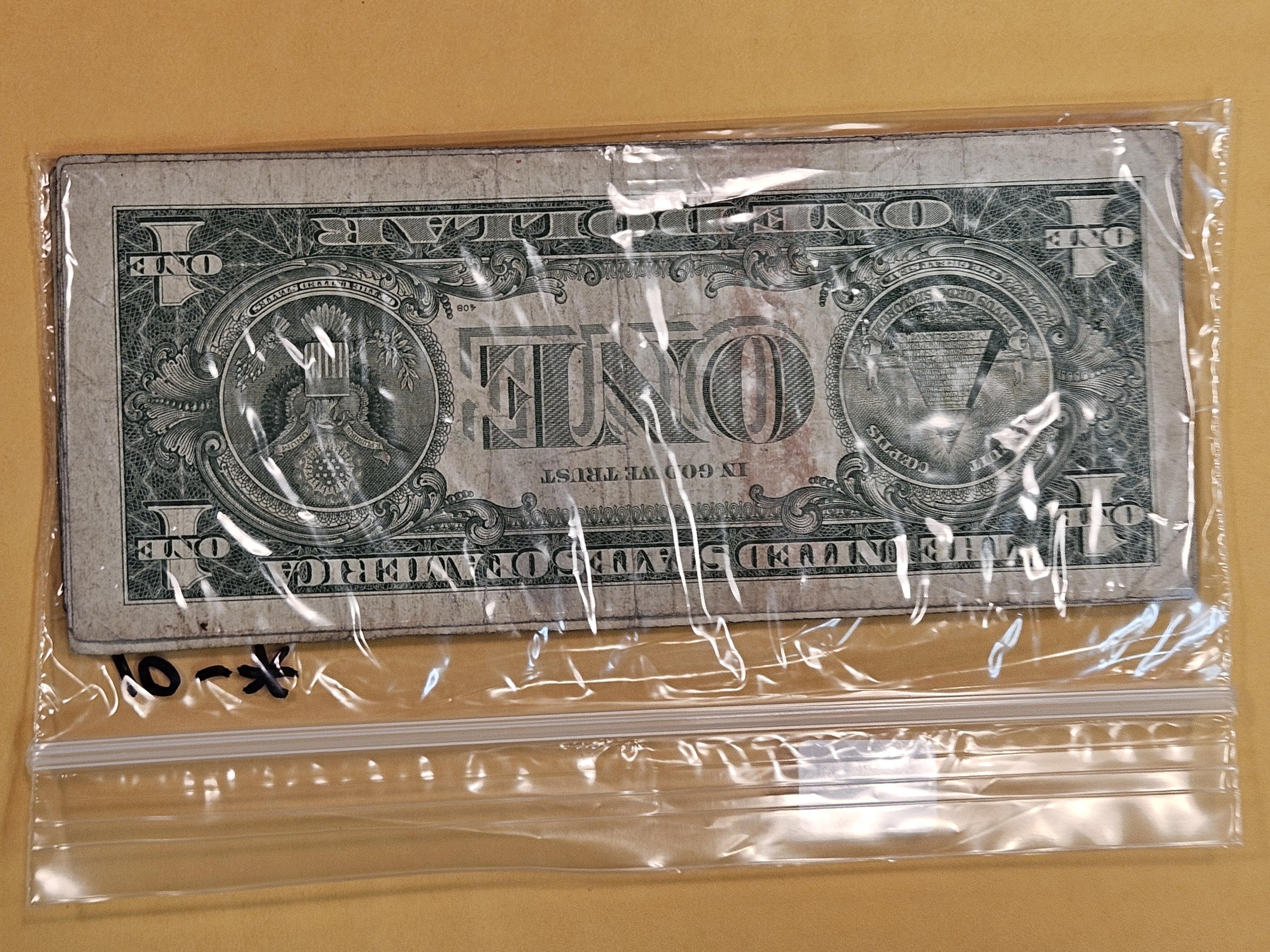 Ten Star Replacement One Dollar Silver Certificates