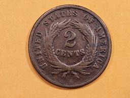 1868 Two Cent Piece