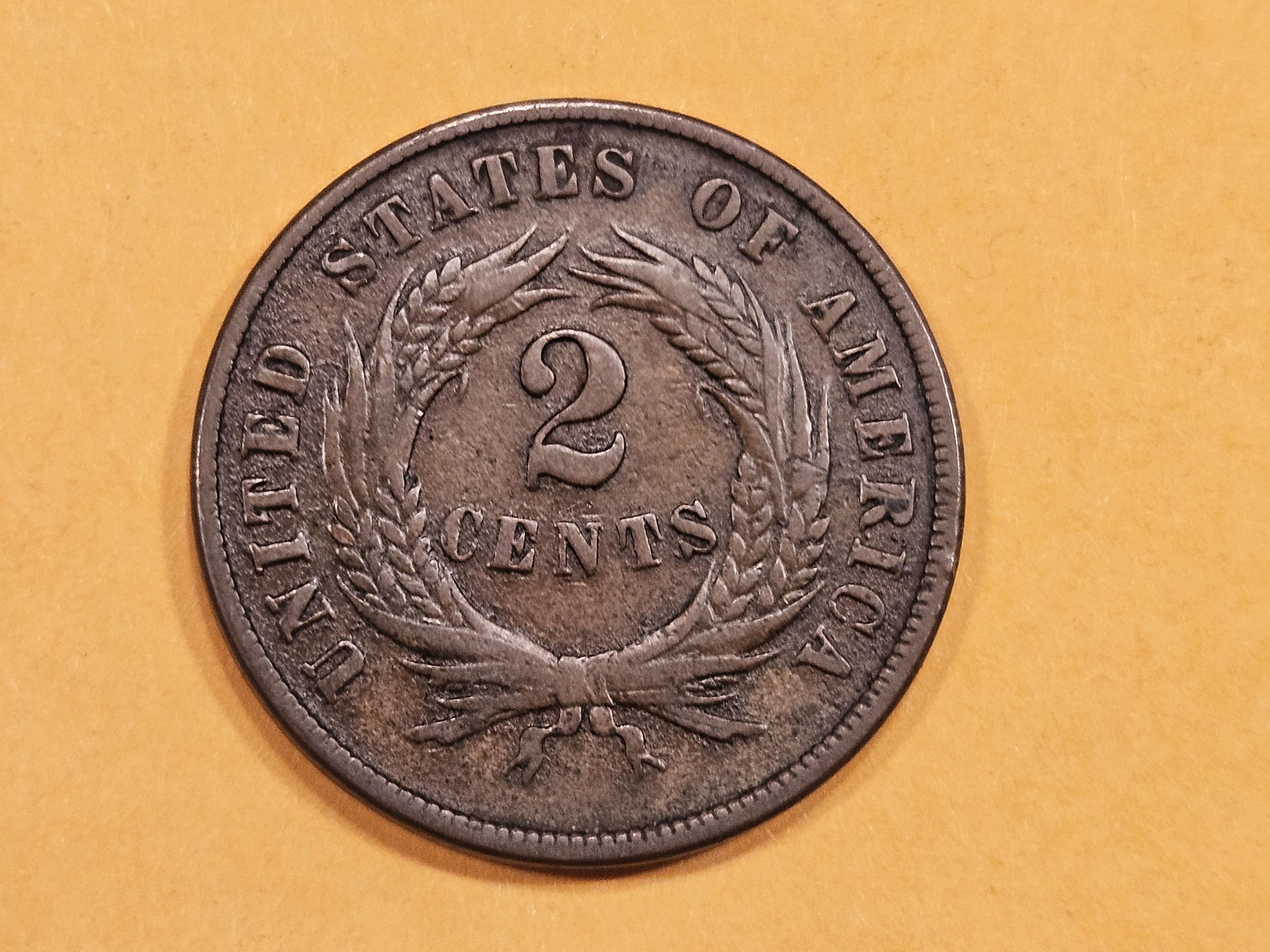 Better 1870 Two Cent piece