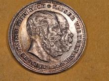 GEM! Germany-Prussia silver Medal