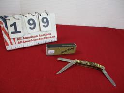 Schrade Uncle Henry Model 897UH 3 Blade Pocket Knife-New with Box