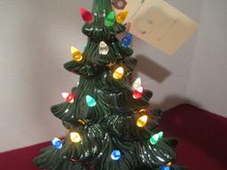 Ceramic Lightup Christmas Tree