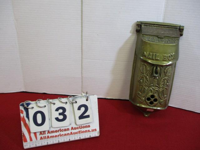 Solid Brass Standard Mailbox
