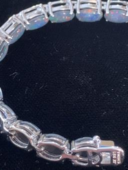 Ladies Blue Opal Bracelet