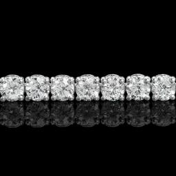18k White Gold 8.61ct Diamond Bracelet
