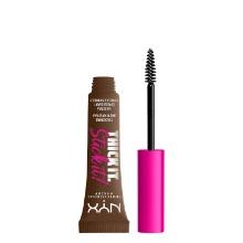 NYX PROFESSIONAL MAKEUP Thick It Stick It Thickening Brow Mascara, Eyebrow Gel, Brunette, Retail $13