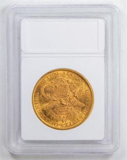 1888 $20 Liberty Head Double Eagle Gold Coin