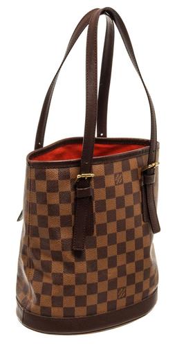 Louis Vuitton Brown Damier Ebene Vintage Marais Bucket Bag
