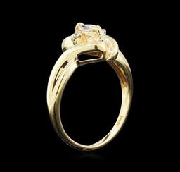 0.30 ctw Diamond Ring - 14KT Yellow Gold