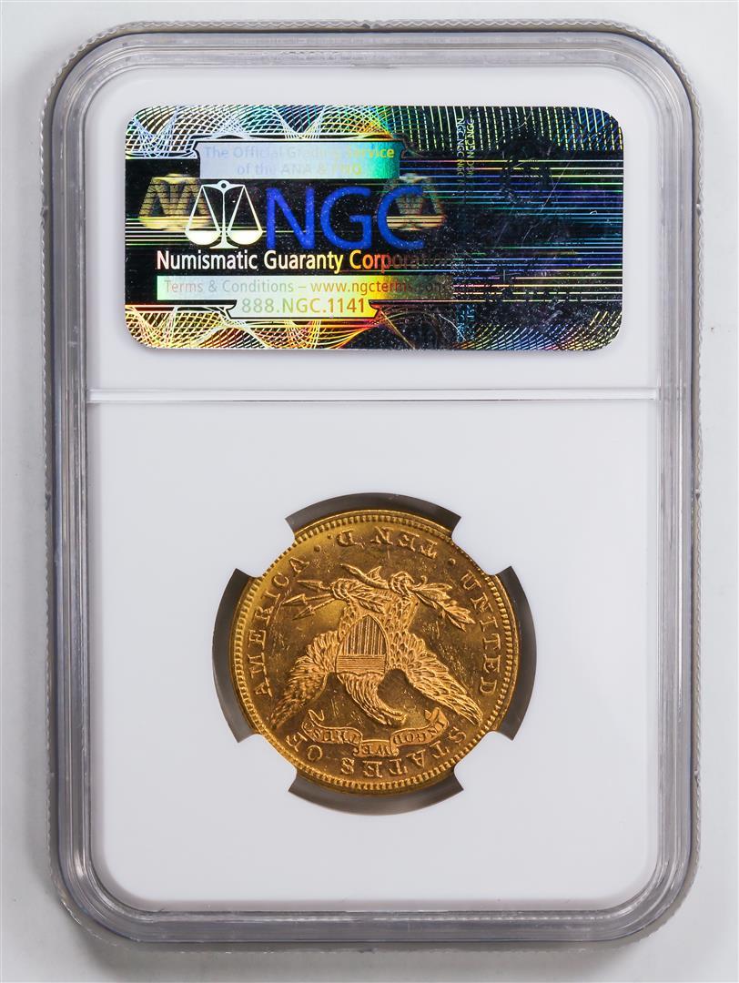 1893 $10 Eagle Gold Coin NGC MS63