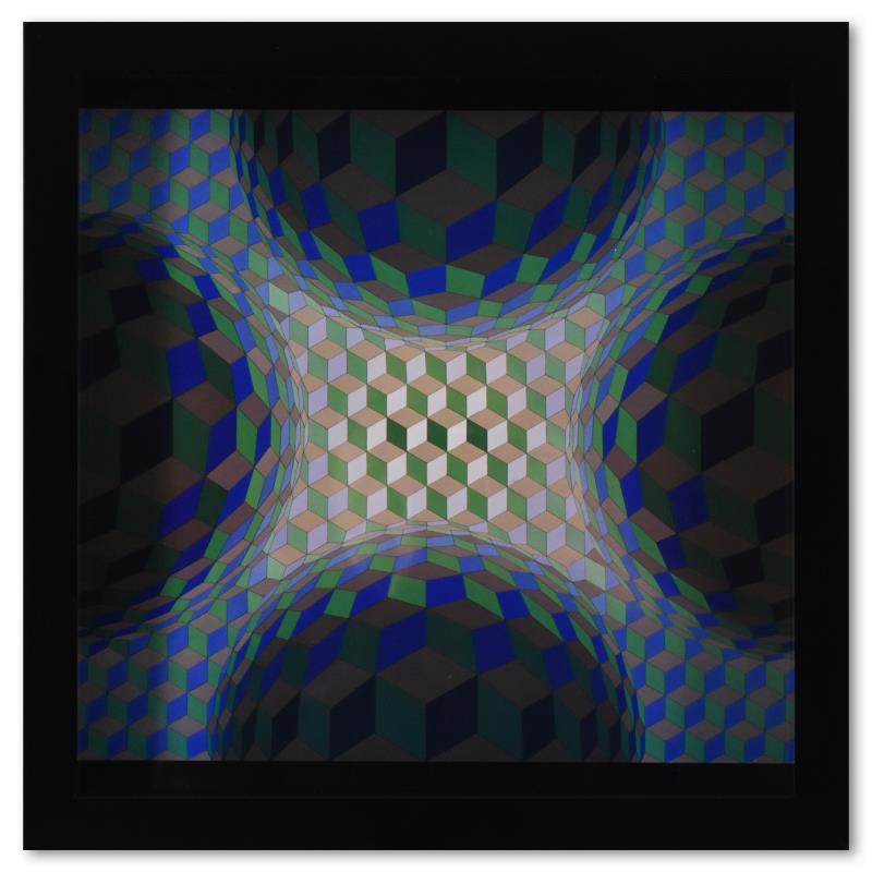 Cheyt - Stri - Ton de la serie Structures Universelles De L'Hexagone by Vasarely