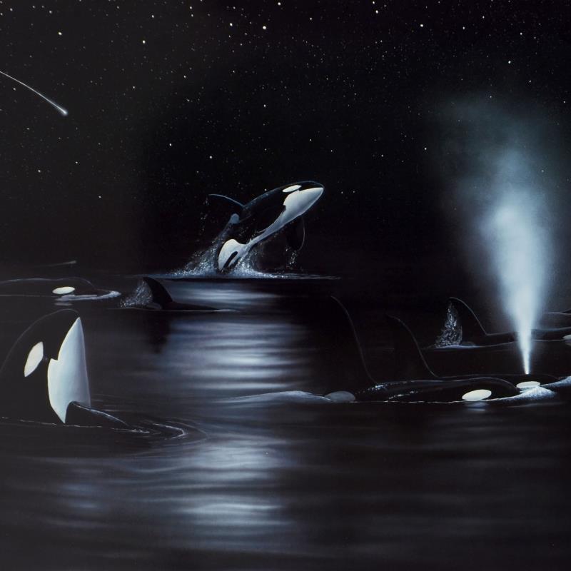 Orca Starry Night by Wyland