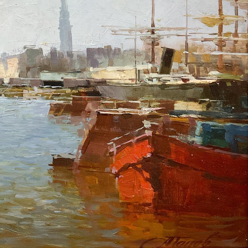 Venice Harbor by Popov Original
