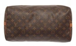 Louis Vuitton Brown Monogram Speedy 35 Bandouliere